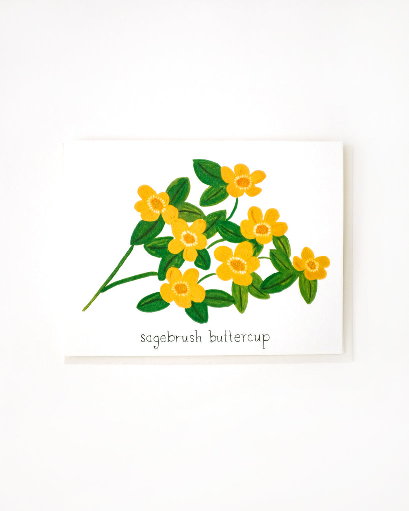 Floral Greeting Card 3 (Blank Inside) by Small Adventure
