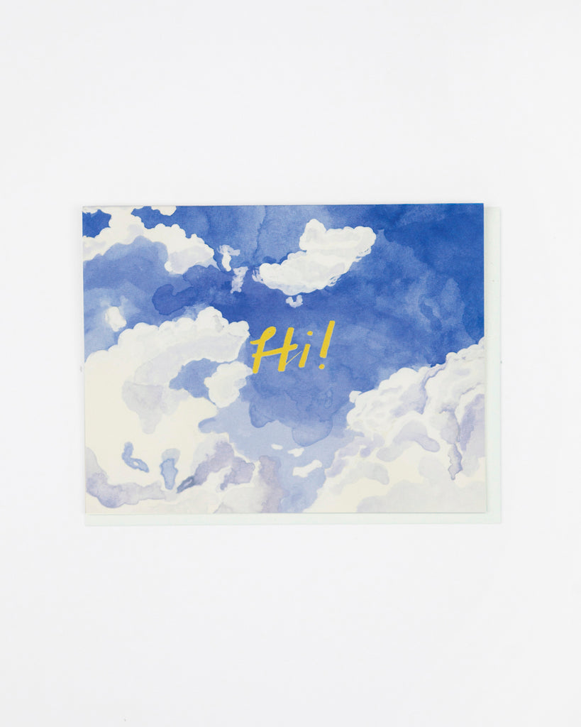 Hi! Greeting Card (Blank Inside) by Small Adventure