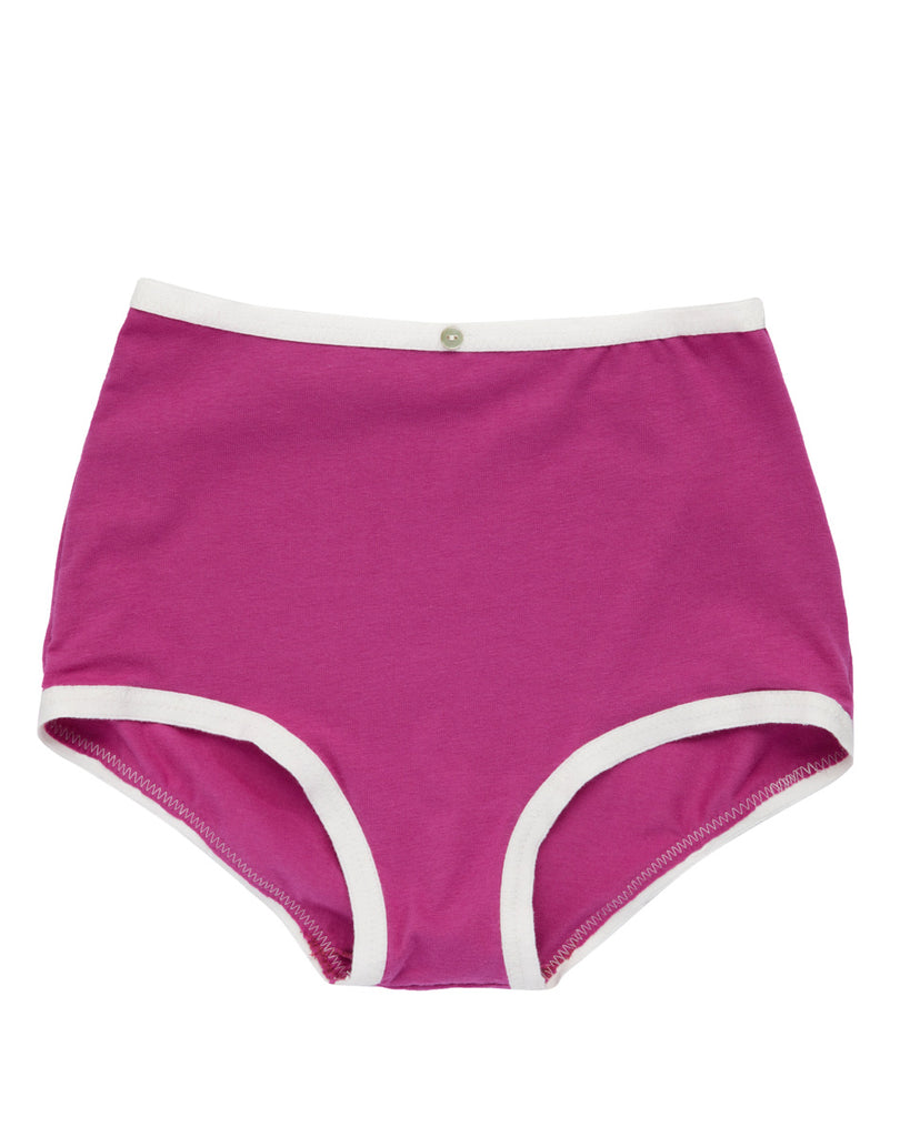 Astra Hi-Waist Brief- Orchid - Organic Cotton- SIZE S TO 2XL